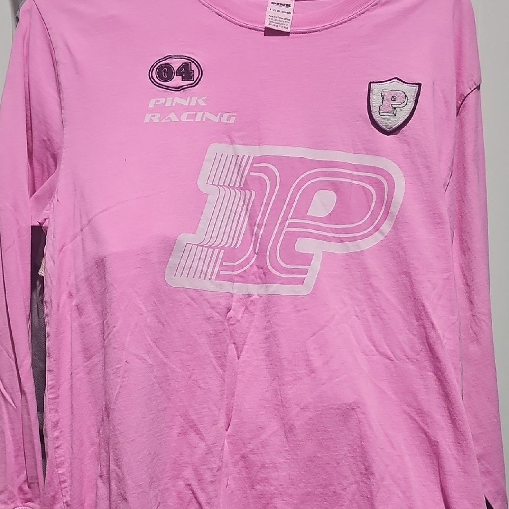 PINK Victoria's Secret Womens Long Sleeve Shirt - Pink - Picture 4 of 6